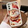 Phone Case: 2D Flat Design Suitable for Samsung Galaxy A34 A35 M05 M06 S20 S22 S21 FE Plus 5G Protective Case, Santa Claus, Christmas and Halloween, P