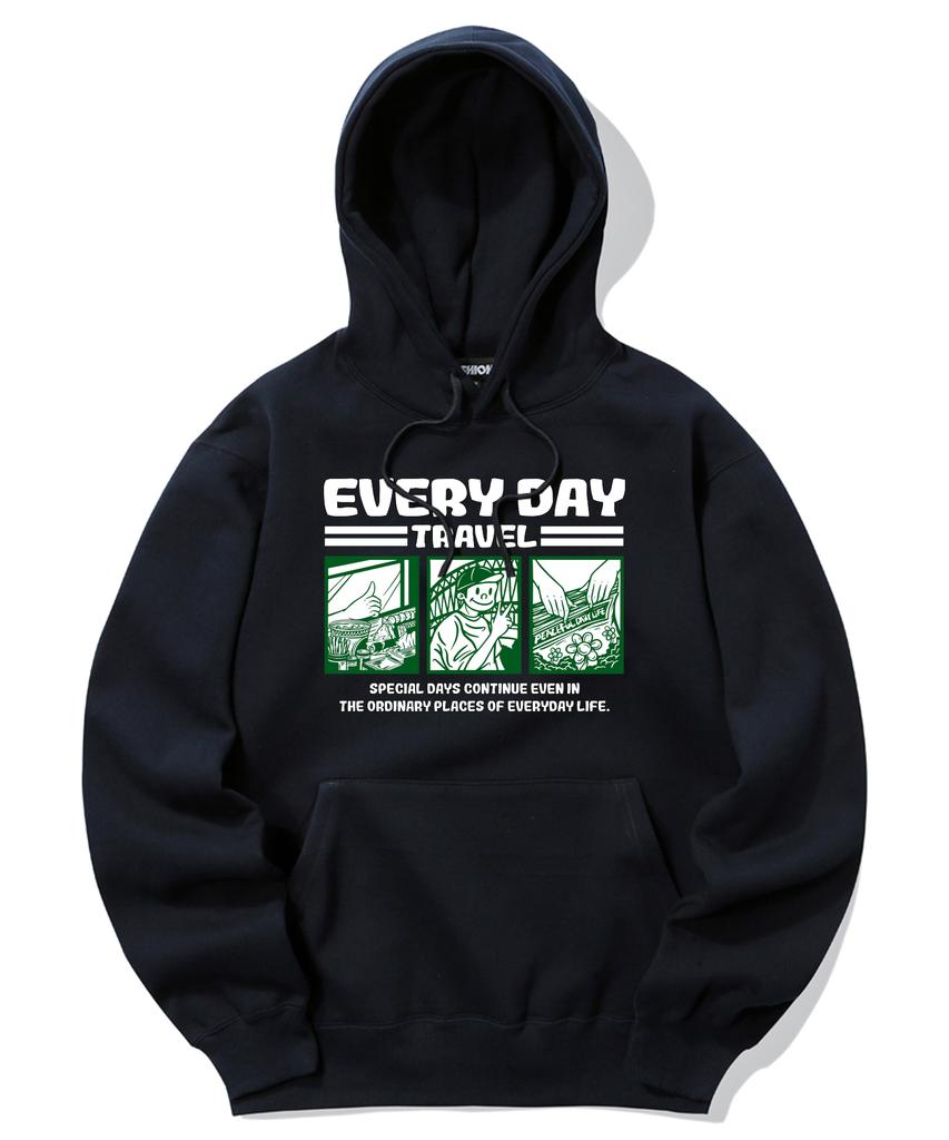 Everday Cartoon Graphic Hoodie - 9 Colors (Type B)