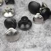 304 Stainless Steel Black Round Single Hole Drawer Handle