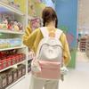 Schoolbag1011 Spring New Small Fresh and Sweet Wind Backpack Female Student Lightweight Large Capacity Travel Backpack
