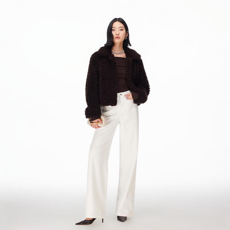 VEROMODA Women's Crochet-Detail Straight-Leg Jeans