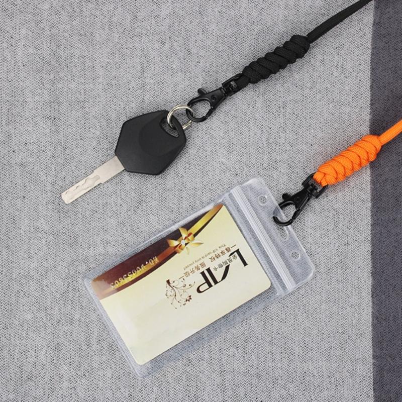 Heavy Duty Paracord Lanyard Necklace Whistles Strap Braided Keychain Lanyard for Outdoor Activities,Camera,Wallets Keys