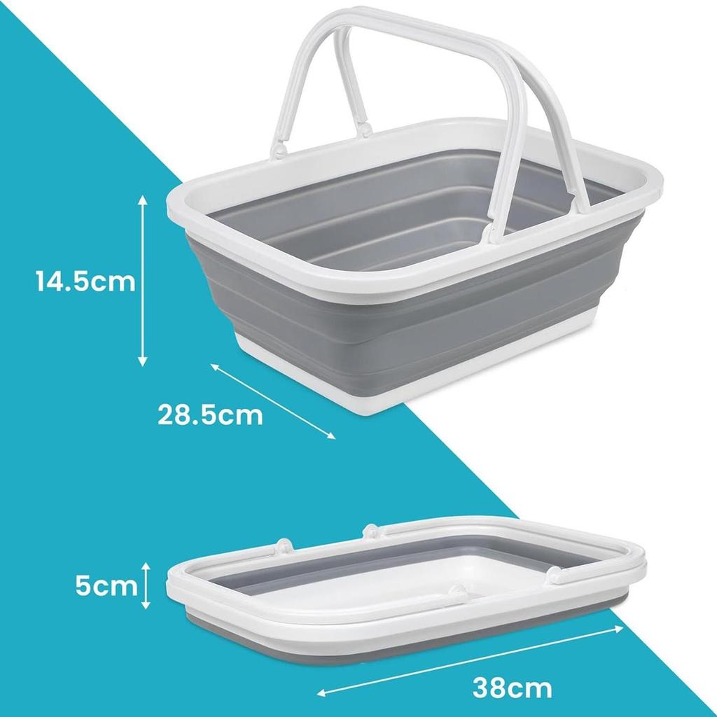 Foot Wash For Pool Foot Rinse Tub For Pool Foldable Non-Slip Bucket For Soaking Ground Shower Washing Deck Beach Outdoor