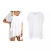 Women's Round-neck Loose Small Broom Fringed Chiffon Dress Beach Coverall Large Size Sexy in Stock
