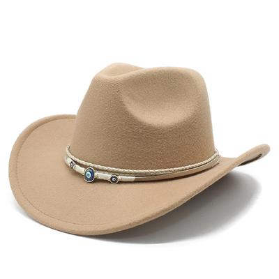 Kamel Herbst Winter Herren Damen Familie Western Cowboy Hut Breite Krempe Sonnenhüte