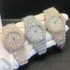 Orologio al Quarzo di Lusso 2026 Full Star: Stile Hip Hop con Intarsio di Diamanti e Cinturino in Acciaio per Uomini e Donne