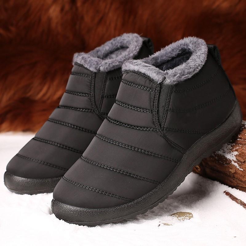 Snow Men Boots Casual Shoes Man Outdoor Men's Winter Sneakers Platform Men Shoe Waterproof Ankle Boots Work Boots Footwear