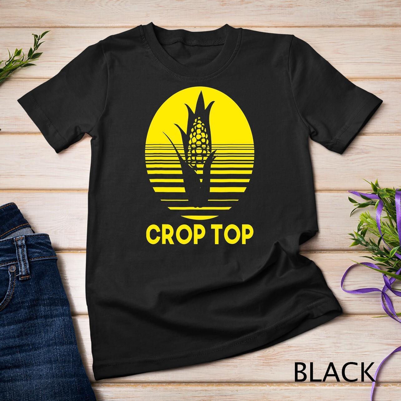 Corn Crop Top Funny Farmer Farming Corn Lover T-Shirt Mens Womens Tees Top Unisex T-Shirt Mens Womens Tees Top M