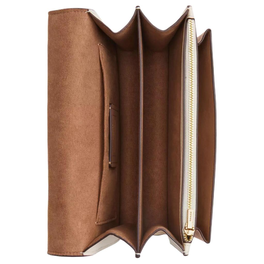 Coach Klare 22 Brand Logo Snap Closure Coated Canvas Shoulder Crossbody Bag Small Women bags CV978-SVPWH