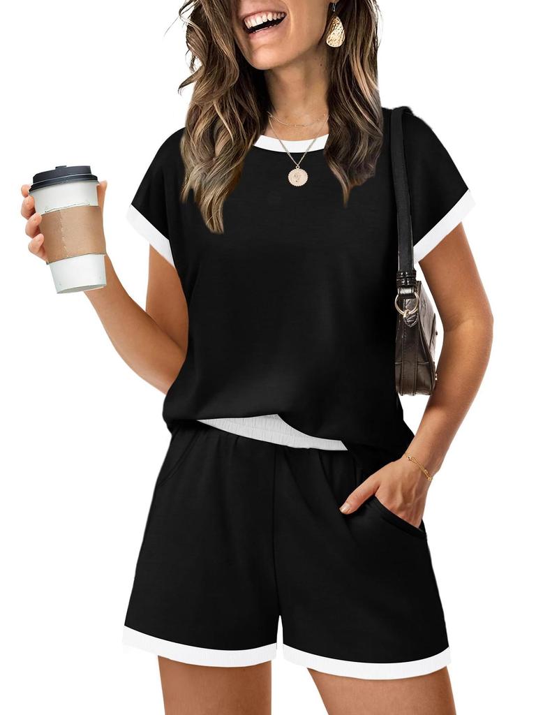 European & American Casual Women's Short Sleeve Shorts Set (2026 Edition)