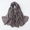 47 Colors Winter Hijab Fluffy Cotton Polyester Scarf Soft Pashmina Warm Neck Wrap Women Plain Fashion Cosy Shawl Shemagh
