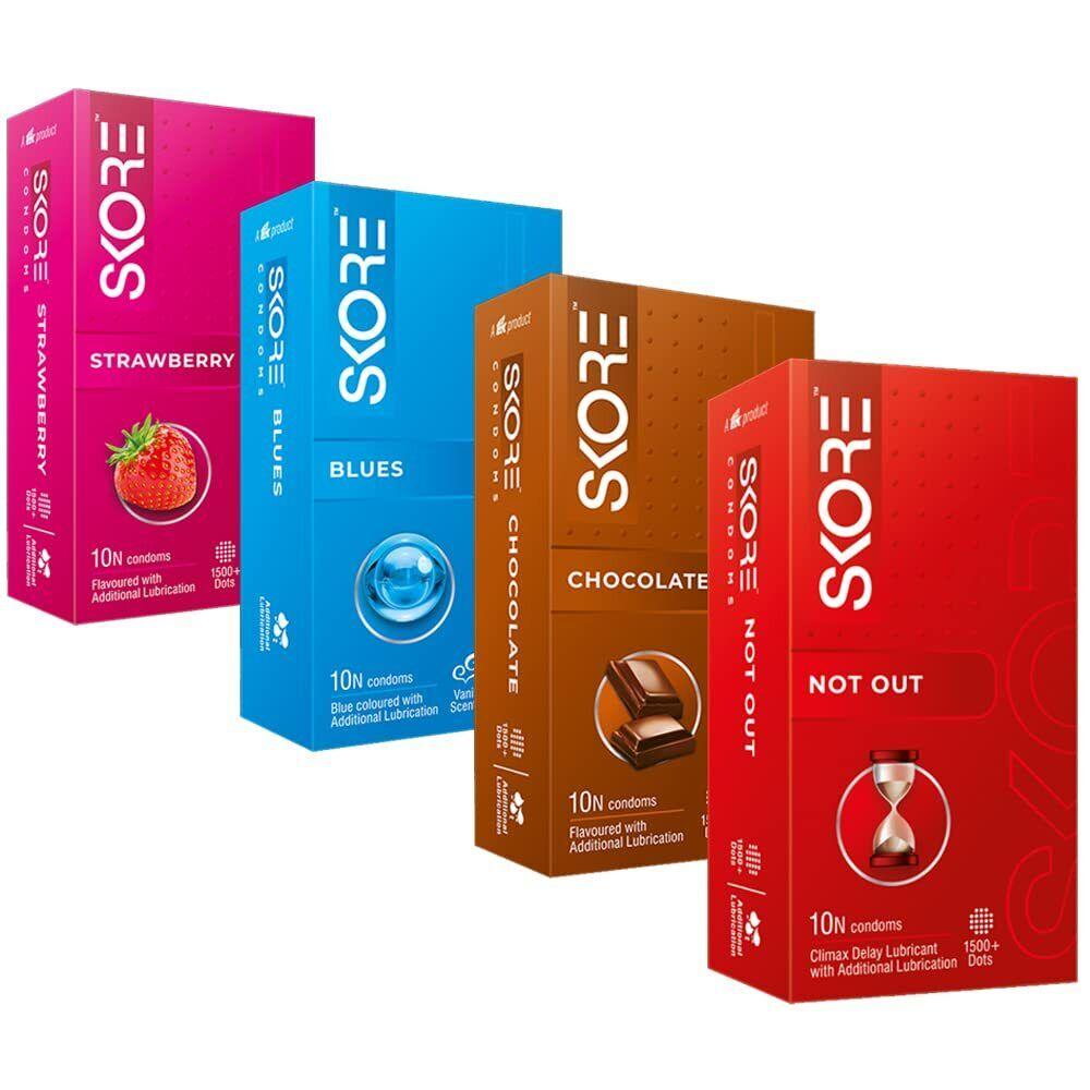 РџСЂРµР·РµСЂРІР°С‚РёРІС‹ Score Condoms, РЅРµСЃРєРѕР»СЊРєРѕ РІРёРґРѕРІ, СЃ С‚РѕС‡РєР°РјРё, 40 С€С‚.