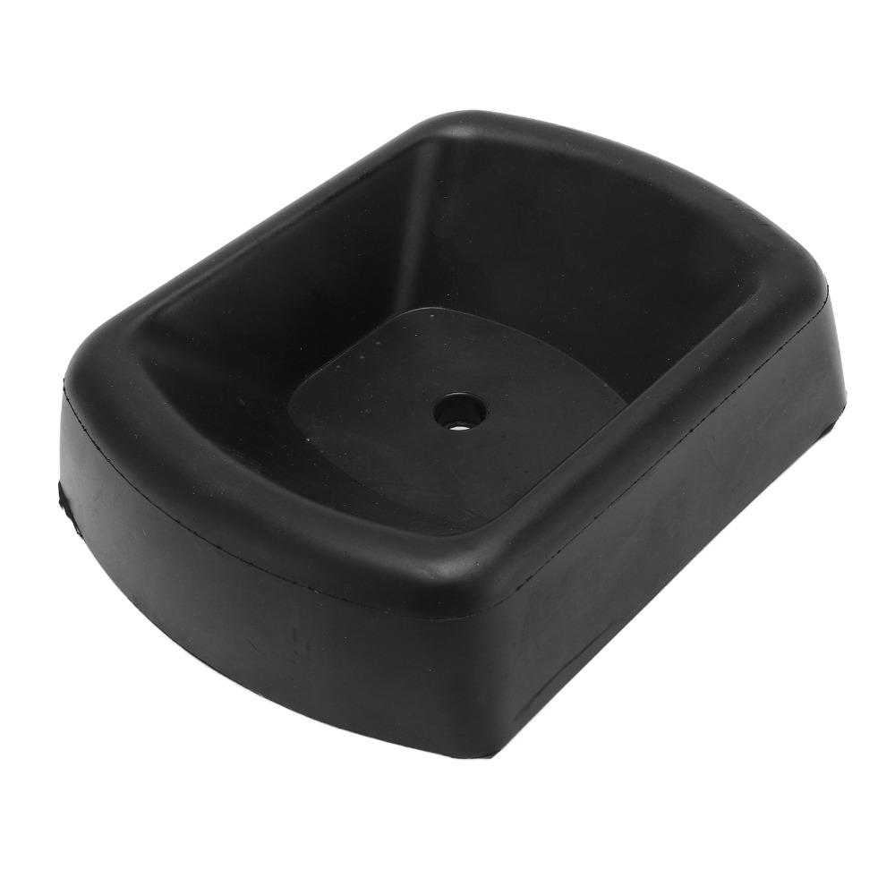 Black Rubber Wheel Chock Nitrile Rubber Wheel Dock Stopper Single Wheel Chock For Boat Trailer
