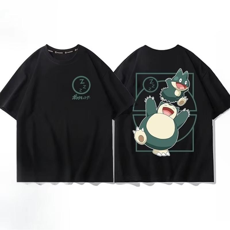 

Pokémon Pichu Evolution Printed Pure Cotton Tshirt for Unisex and Women SpringSummer New Collection Fashion Short Sleeved Shirt XL
