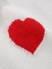 2025 Autumn-Winter Plus Size European American Women's Heart Round Neck Casual Knit Sweater