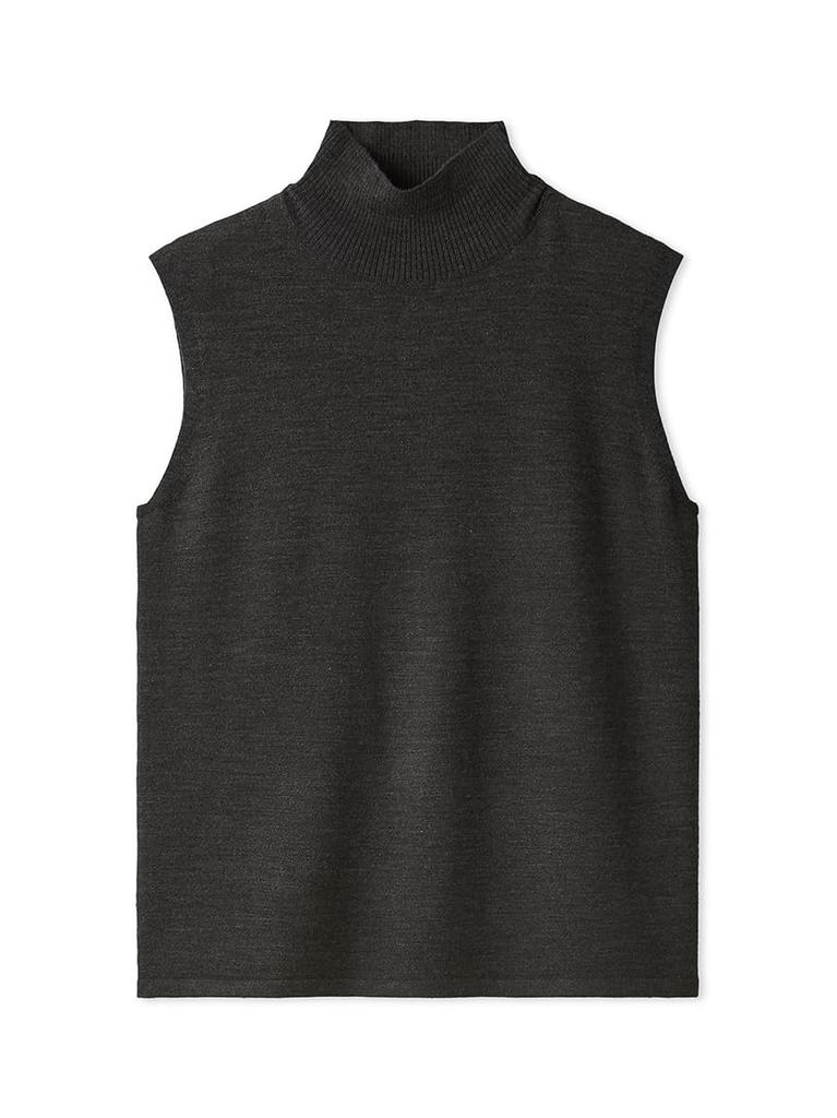 sleeveless knit narrow skirt SET 09WNO254119 CGRY 1 High-neck