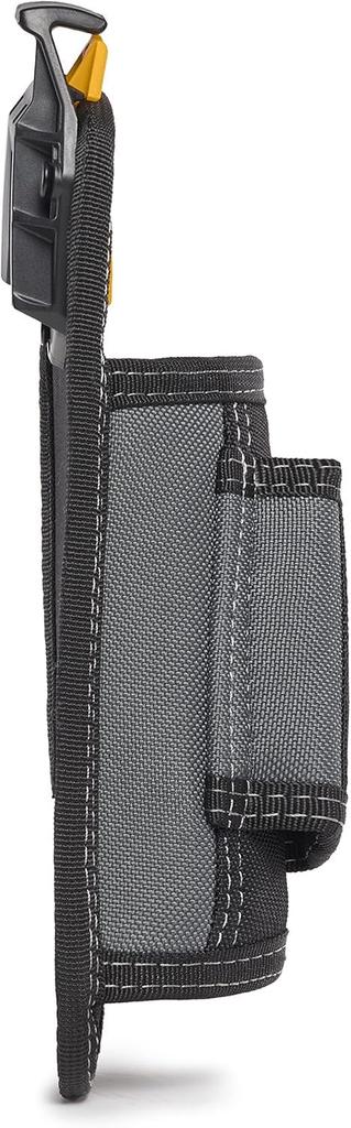 ToughBuilt TB-CT-31-A Hammer Holster: Durable 6-ply construction, ClipTech pouch clip/insert, nail puller sleeve, 2 pockets/loops.