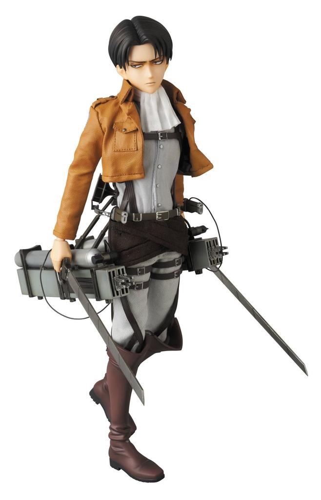 RAH Real Action Heroes Attack on Titan Levi malovaná pohyblivá figurka výroba omezených dílů 1/6 ABS&ATBC-PVC (nejprve zahrnuty)