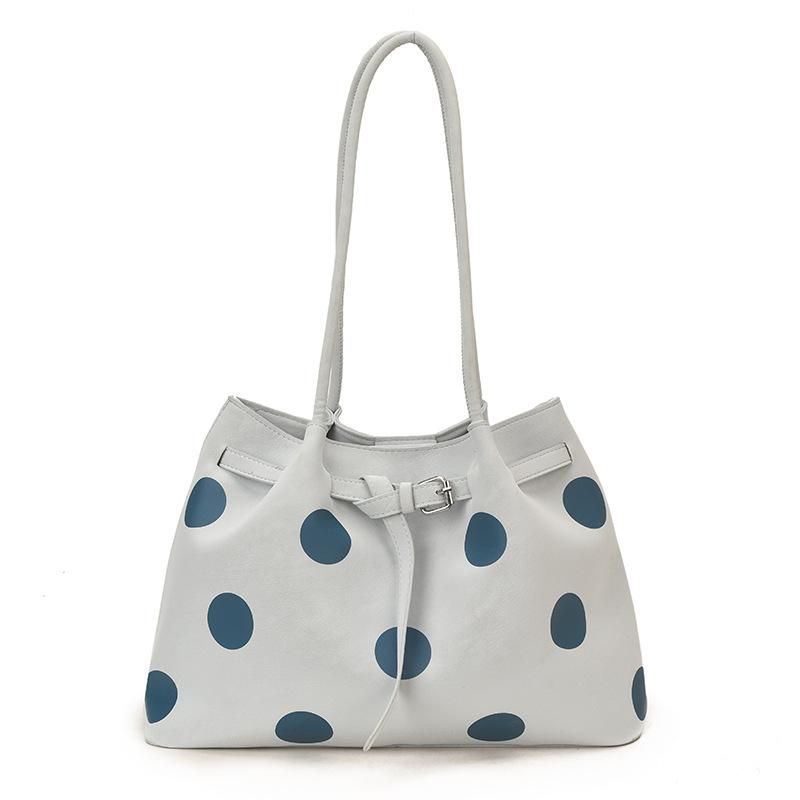 Dot-patterned Bag - Fashionable Single-shoulder Bag, Large Capacity Tote Bag, Crossbody Bag