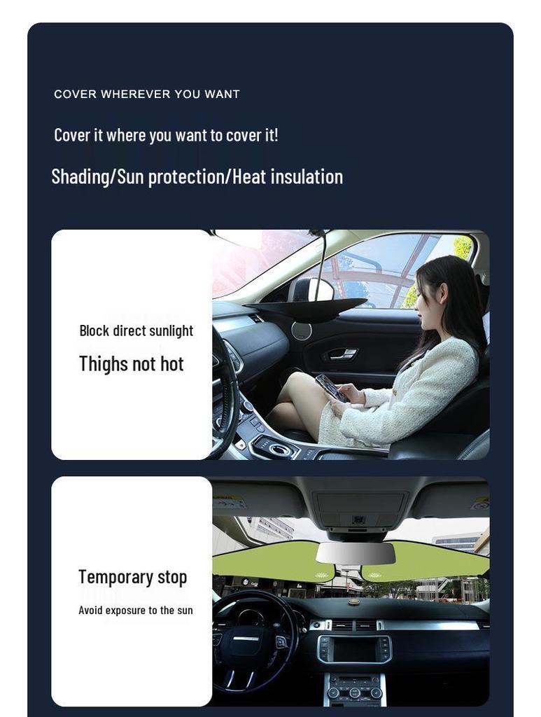Innovative Car Side Window Sunshade - Heat Insulation Curtain for Sun Protection