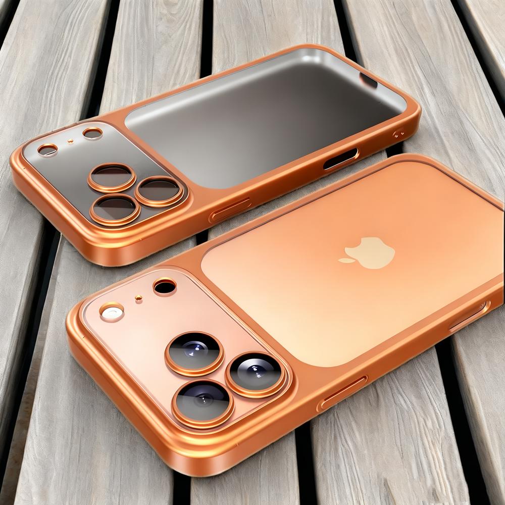 Funda Mate Helada Ultra Fina para iPhone 17 16 15 14 13 12 Pro Max Funda Protección de Cámara Resistente a Golpes Cubierta Dura de PC con Recubrimiento