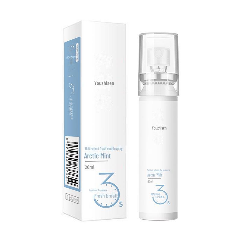 Mint Flavored Multi-Effect Mouth Spray: Portable, Long-Lasting Freshness and Deodorant