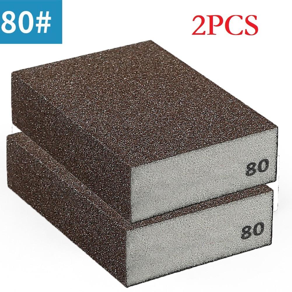 2PCSGrit Sanding Sponge Blocks Flexible Wet High Density