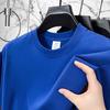 Summer High-end Brand Men's Short Sleeve Round Neck Fashionable Style Half Sleeved Top Breathable T-shirt