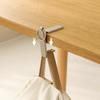 Mini Desk Edge Backpack Hanger Zinc Zinc Zinc Alloy Hanging Handbag Stand Desk Mount Hook  Home Use
