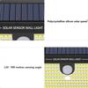 2 Pcs Waterproof Solar Motion Sensor Wall Light Outdoor Yard Security Lamp