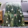 Forest Star Ultra Soft Sherpa Fleece Blanket Fluffy Warm Halloween Cozy Throw for Sofa Couch Bedroom Gift All Season