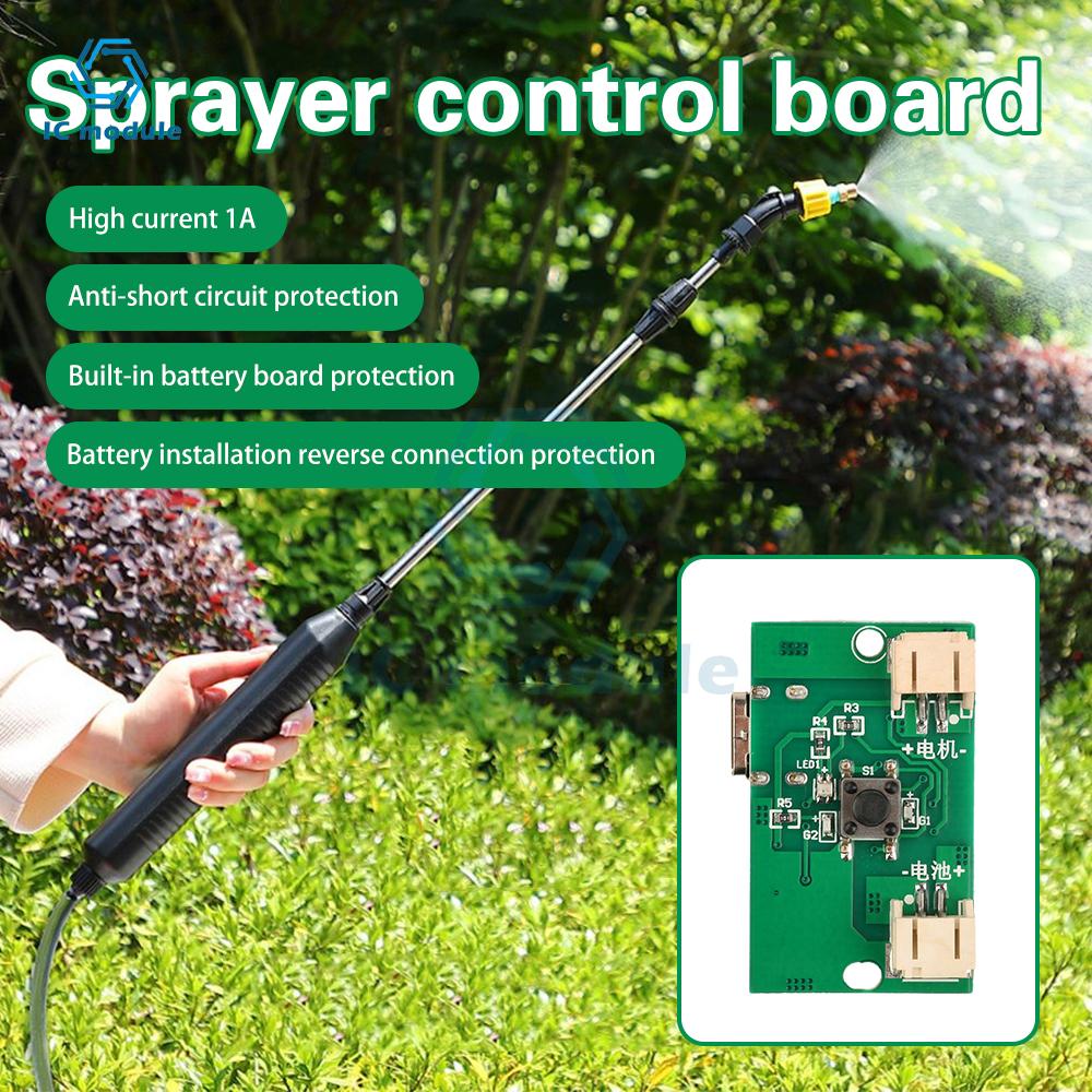 DC 5V Type-C Spray Atomizer Module Small Rechargeable Electric Sprayer Sprayer Control Board TYPE C Interface