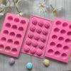 1Pc 15 Cavity Silicone Rose Mold Chocolate Candy DIY Dessert Pudding Cake Decoration Mould Ice Cube Making Tool