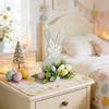 Easter Bunny Wooden Decorative Print Creative Ornament For Holiday Party Decorations