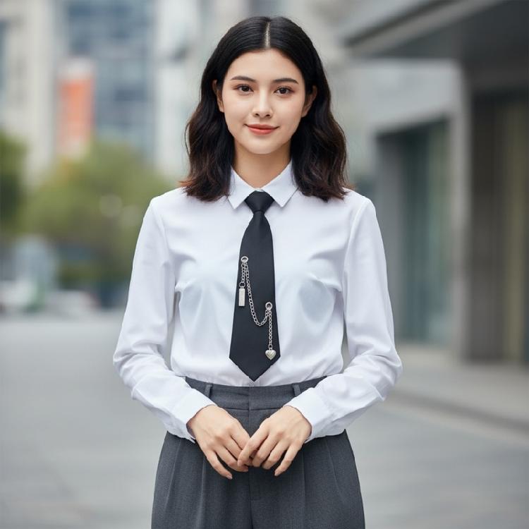 Modny krawat Regulowany dodatek na szyję Miękka oddychająca tkanina Nowoczesny unisex krawat Odpowiedni do noszenia na co dzień