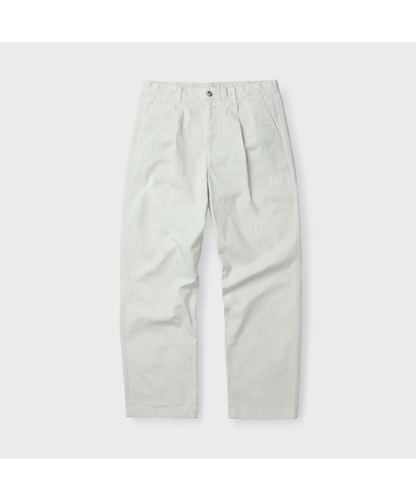 Henlikoteun [British Sporting Club] Garment Dyeing One-Tuck Chino Pants Abpam26701Ivx