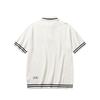 Anta Striped Color Block Pullover Polo Shirt Unisex Tops 172628706R-1