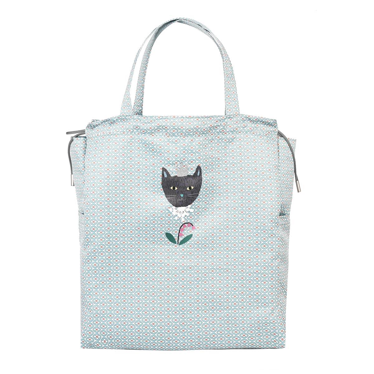 Kusguru Japan Parlor Suzurando Сатиновая Сумка-тоут на завязках, Женская, 258060, Синий