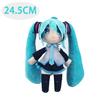 20-29cm Hatsune Miku Kawaii Q Verze Fufu Figurka Plyšová Panenka Anime Periferie Plyšák Sběratelský Model Ozdoba Hračky Dárky