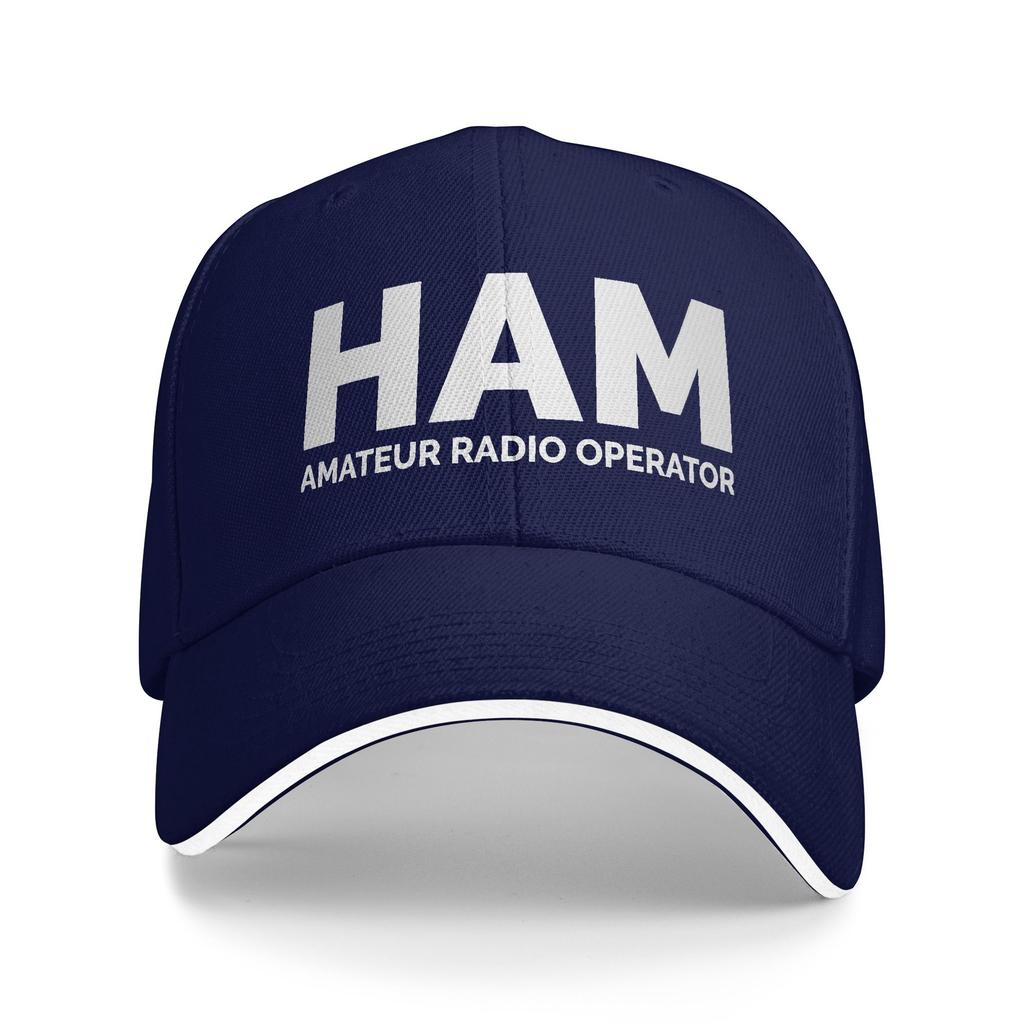 Amateur Ham Radio Baseball Cap  Y2k Funny Men Women Hip Hop Hats Sun-Proof Custom Logo Hiking Fishing  Caps Birthday Gift