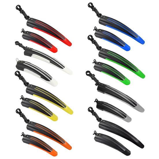 2 Pcs Bicycle Fender Adjustable Front And Rear Fenders Universal Bike Mud Guard Accessories for Mountain Road Bike