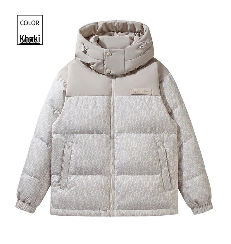 Couple Style Short Winter Down Jacket - Thick, Cold-Resistant, Hooded, 90% White Duck Down