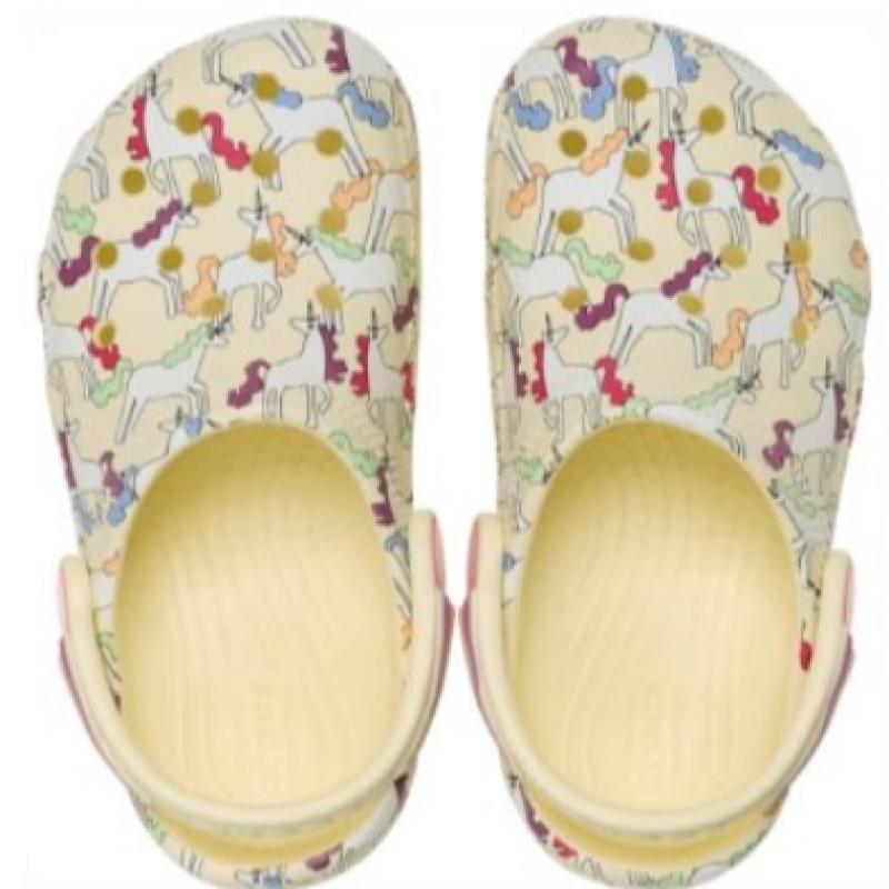 Crocs Classic Unicorn Graphic Clog Toddler 212515 7cj