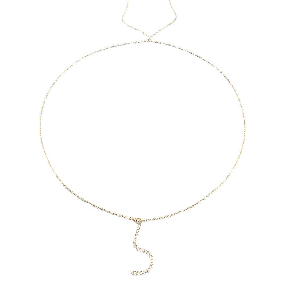 Europe, America, Simple Chain Trendy Girl Nightclub Body Chain, Fashionable Creative Metal Sexy Versatile Breast Chain