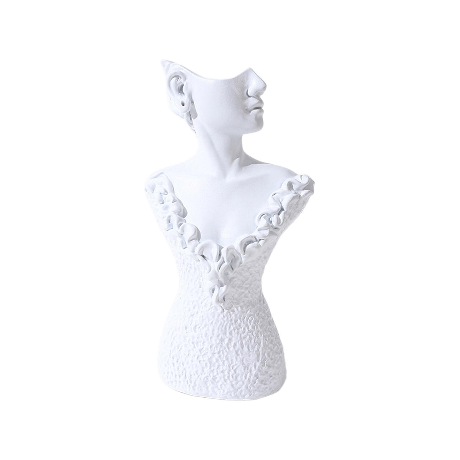 

Model Holder Mannequin Stand Organizer Home-Decor Earring Pendant Display Photography Prop Gift for Christmas Birthday S белый