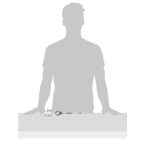 TOP Industrial (TOP) Stainless Steel Ratchet Wrench, 17x19mm, Straight Shank, Forged, Construction Tools, SRM-17x19, Tsubame-Sanjo, Made in Japan