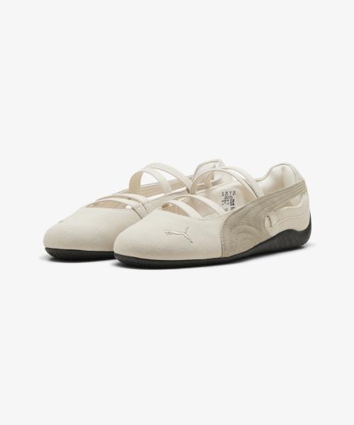 [PUMA] Speedcat Ballet Suede Женские - Альпийский Снег:Черный 401287-08 220
