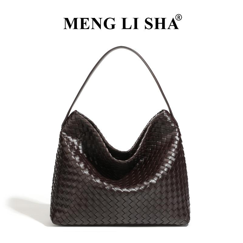 

2 New fashionable hand-woven bags Trendy large-capacity shoulder underarm commuter bags Casual portable tote bags