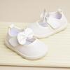 Summer Mesh Bowknot Toddler Shoes - Cute Casual Square Toe for Girls
