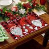 Christmas Placemats Cartoon Party Insulation Dining Table Christmas Atmosphere Placemats